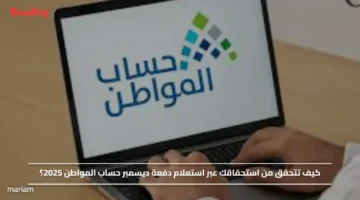 كيف تتحقق من استحقاقك عبر استعلام دفعة ديسمبر حساب المواطن 2025؟